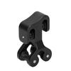 Aluminum Alloy Archery Cable Slide Bow String Roller Glide Block Separator Black