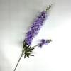 Simulated Hyacinth Silk Delphinium Flowers Realistic Texture Iron Wire Stems Fake Flower