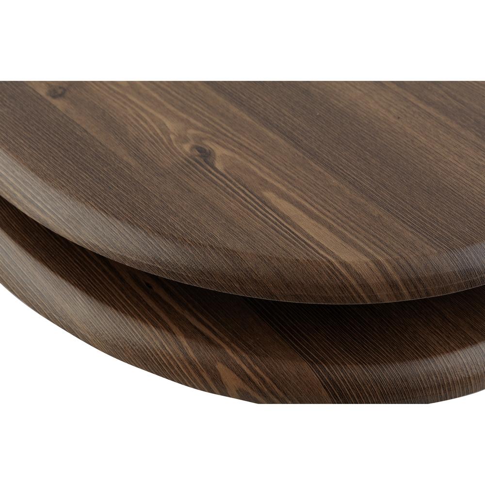 MDF WALNUT TOILET SEAT
