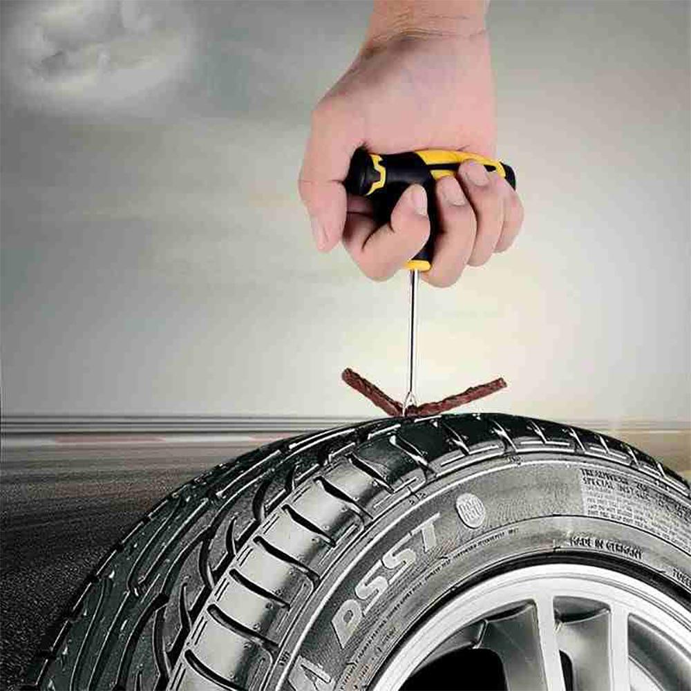 Car Tire Repair Tool Puncture Plug Tools Tyre Puncture Emergency for Tire Strips Stiring Glue Repair Tool Kit Car Accessories