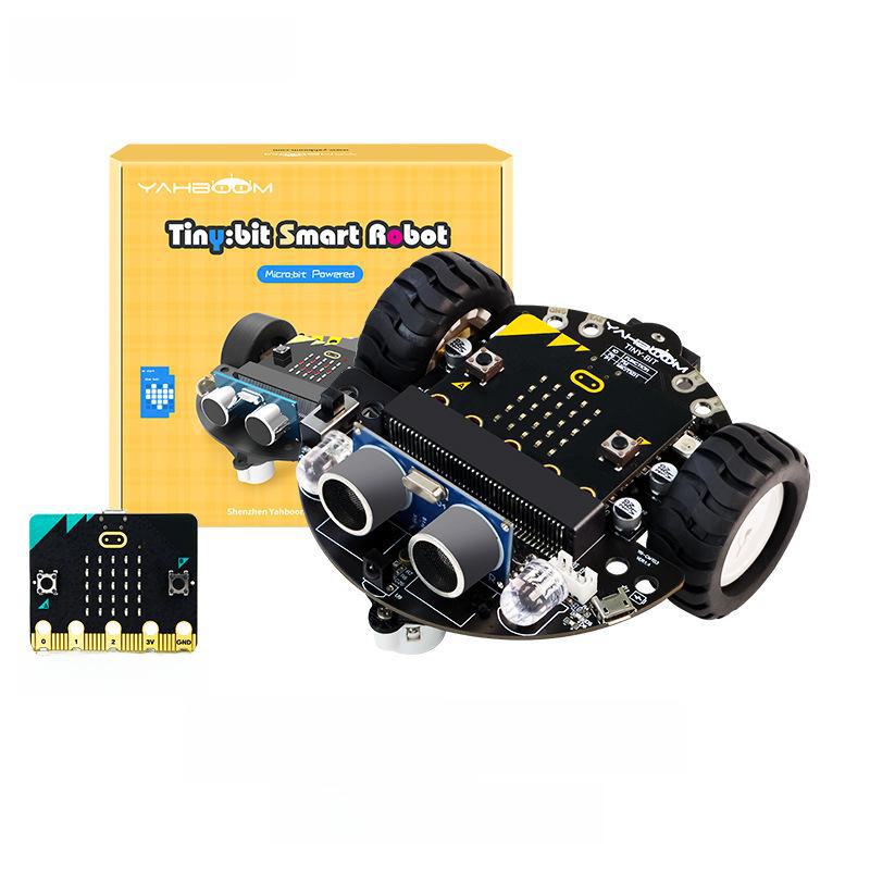 Microbit AI Vision Smart Car Kit: Graphical Programming & WiFi Video Education In Python