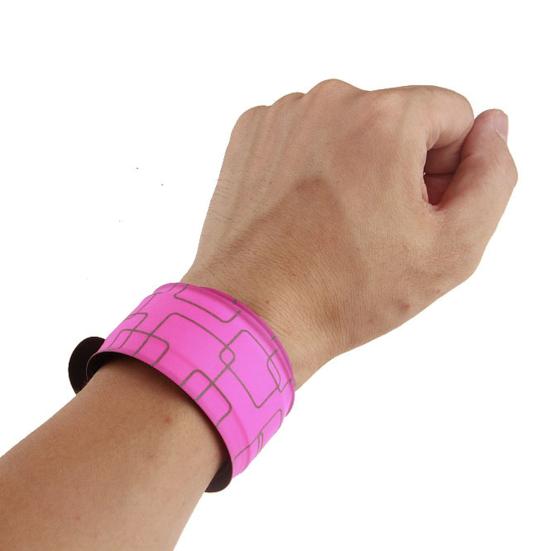 Перезаряжаемый светодиодный браслет для бега, светящиеся браслеты со светодиодной подсветкой, браслет для ночного велоспорта, ходьбы, бега, беговой экипировки