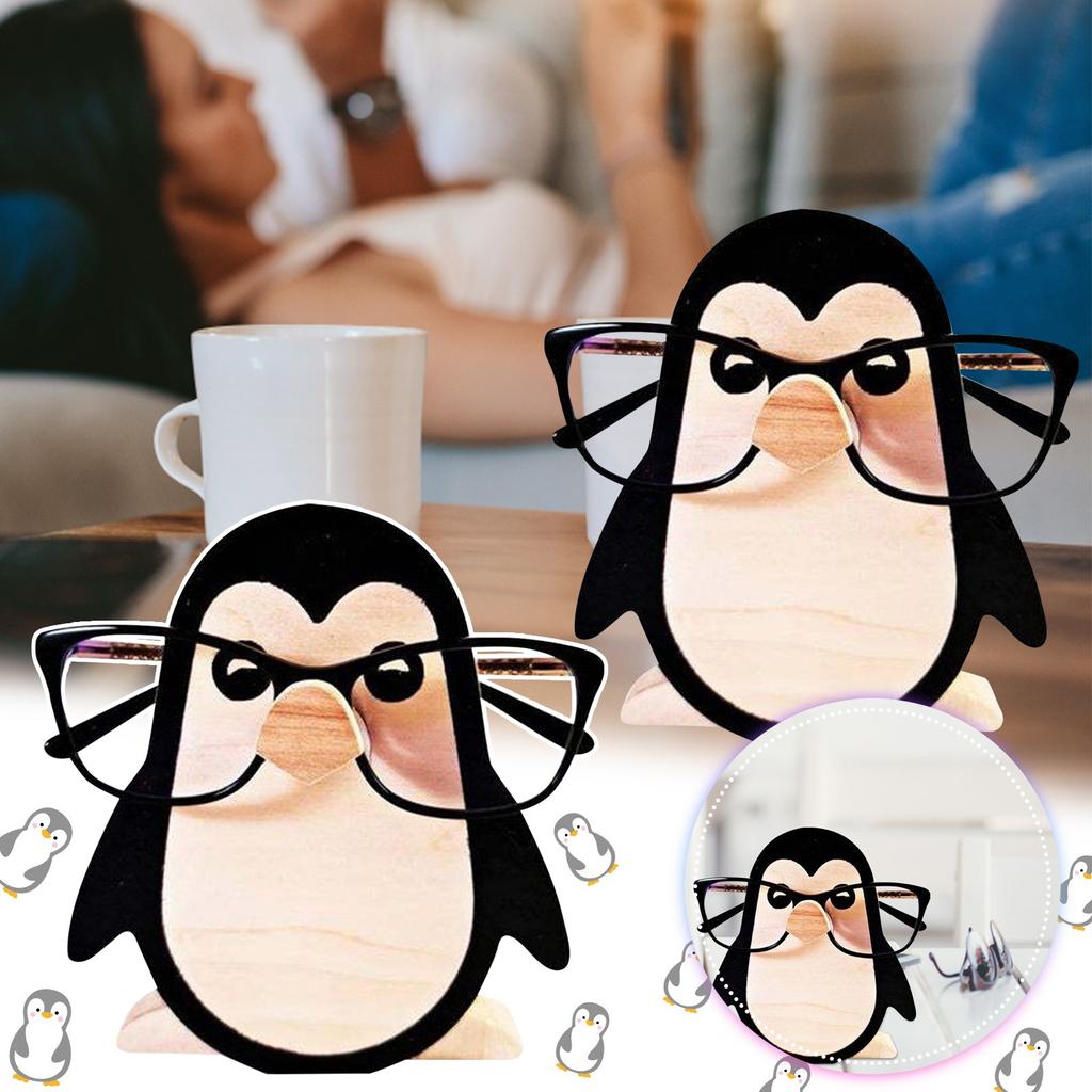 Home Desk Decoration Head Wooden Animal Spectacle Frame