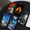 Чехол для телефона Katsuki Bakugo R-Hero Academia Для iPhone 17 16 15 14 13 12 Max Plus Силиконовый Черный Чехол