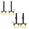Gymnastics Rings with Adjustable Straps Pull Up Gym Rings Multi-Function Strength Training Equipment for Home Gym