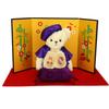 Petit Lou Longevity Bear 12cm Small (Golden Screen) (80th Birthday, Normal)