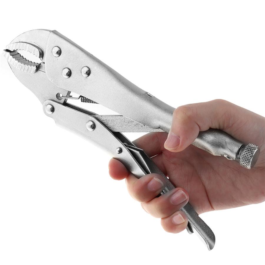 Steel Vigorously Flat Pliers Hand Tools with Smooth Handle and Round Clamp Mouth