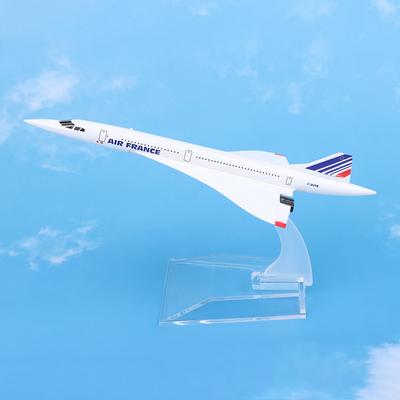 1:400 Concorde Air France Модель самолета Авиалайнер Сплав Литой под давлением Модель самолета Игрушки Коллекция Домашний декор Миниатюры