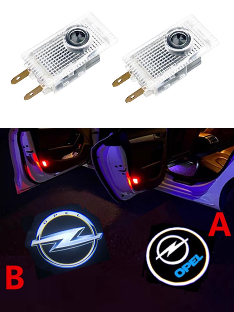 Car Light Logo Door Decor Shadow LED Welcome Laser Projector Lamps Car Interior Light Accessories For Opel Insignia 2009-2018