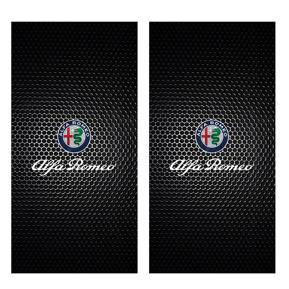 Car Stickers For Alfa Romeo Car B-pillar Sticker Vinyl Waterproof DIY Auto Door Post Decals For Alfa Romeo Stelvio Volante 147 1