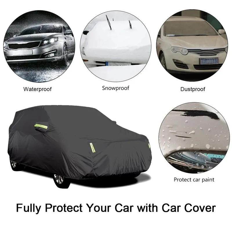Outdoor Protection Full Car Cover Snow Cover Sunshade Waterproof Dustproof Exterior Car Accessories For Mazda CX-3 CX3 2014-