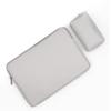 A-one Laptop Bag + Charger Pouch Set, Gray