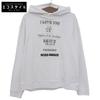 Raf Simons Slogan Standard Flint Hoodie, Men's, White, XS, 211-M163A Tops XS whiteUsed