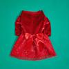 Платье для собаки, платье принцессы с бантиком для питомца, тюлевое летнее платье для щенка, наряд для маленькой собаки, кошки, питомца