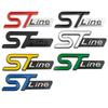 Для Логотипа ST LINE Эмблема Значок Решетки Радиатора Наклейки Наклейки Задней Крышки Багажника Автомобиля Focus Kuga Fiesta Mondeo ESCAPE Ecoboost
