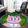 1pc Cat Whiskers Pattern Office Round Area Rug, Indoor Mat Suitable For Office, Under Office Chairs Bedroom Living Room Home Decor, Room Deco