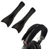 Headphone Cover General Purpose Headband Cover Exchange Compatibility Cushion Headband Anti-slip Easy Installation Washable (Set of 2/Black)