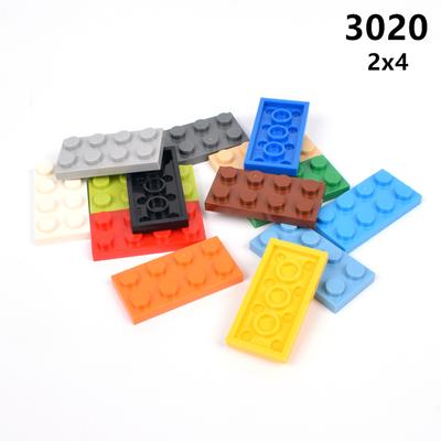 Свинья Радуга Детали MOC 3020 Пластина 2x4 Для Строительных Блоков Детали DIY Совместимые Собирает Образовательные Технологичные Детали Игрушки