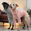 Spring Summer Pink Raincoat For Italian Greyhound Windproof Waterproof Grey Jacket For Whippet Dog Adjustable Hat Coat