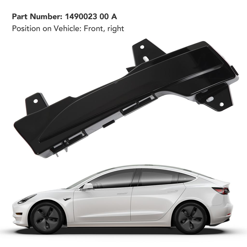 Накладка на переднюю правую противотуманную фару 1490023 00 A, противоударная замена для Tesla Model Y 3 2017