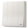 ABB Xuanzhi Series Four-Way Double Control Switch Panel