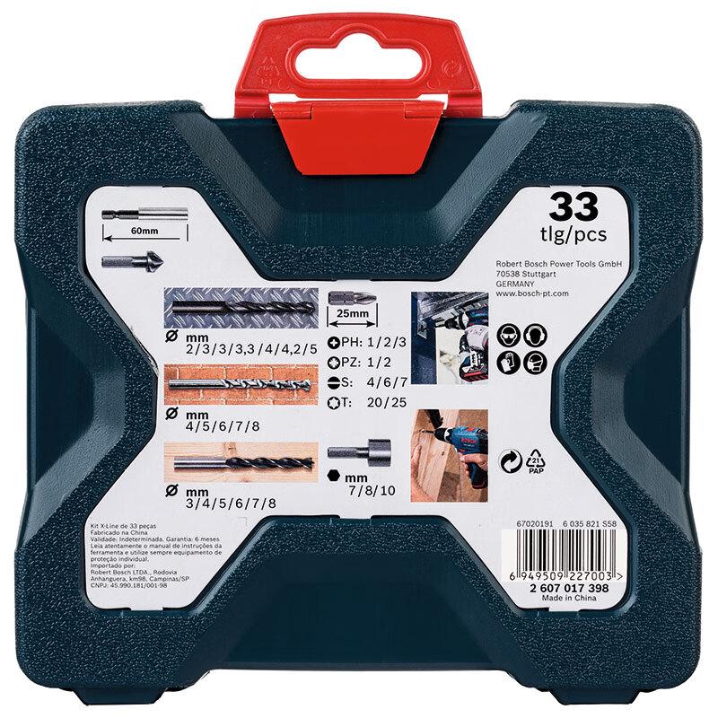 Bosch 33-Piece Mixed Drill Bit Set