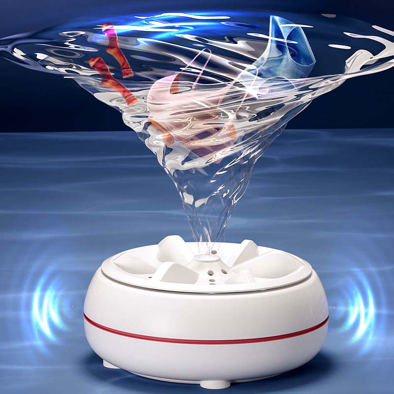 Мини-вращающаяся стиральная машина со складным ведром объемом 10 л, зарядка через USB, нижнее белье, носки, детская одежда, портативная стиральная машина для путешествий