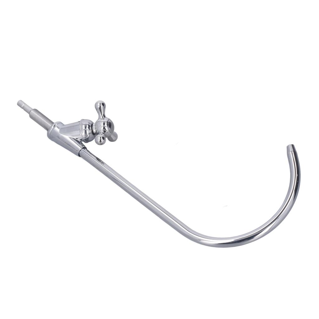 Кран для очистки воды Керамический латунный клапан 14 дюймов Быстрое соединение Холодный Одно отверстие Питьевая вода