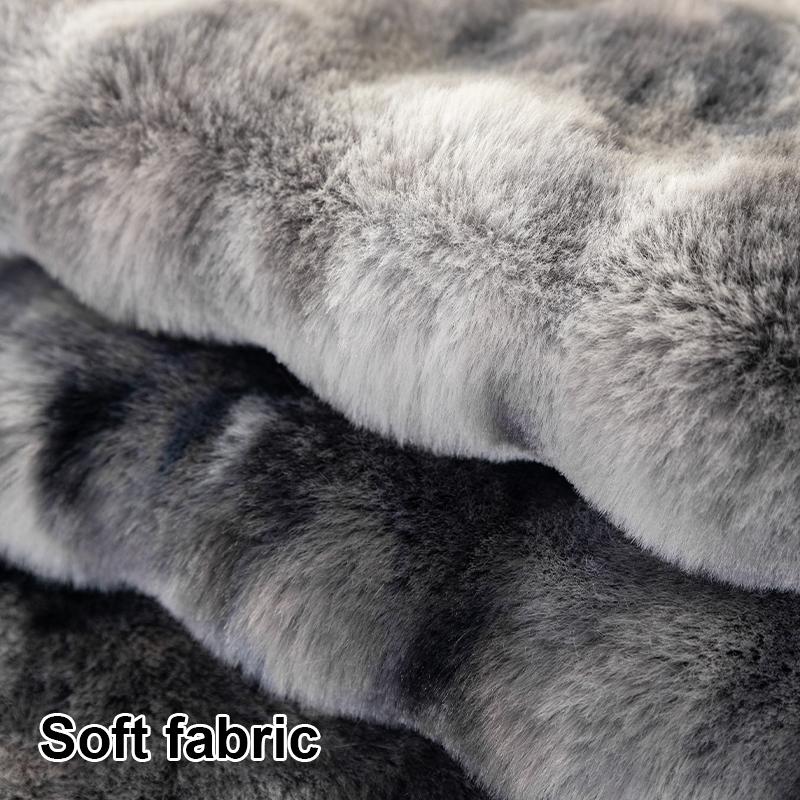 Чехол для дивана из плюшевого градиентного бархата для зимнего тепла, утолщенный плюш, нежный и мягкий, любимый диван для домашних животных с защитой от скольжения