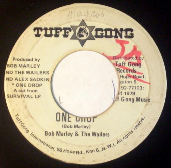 7inch Record BOB MARLEY & THE WAILERS - One Drop None Tuff Gong 1979 Jamaica Reggae, Ska & Dub Used
