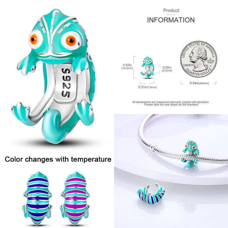 Copper Charm Chameleon Glowworm Light Bulb Firefly Star Moon Pendant Fit Original Bracelet Diy For Jewelry Making