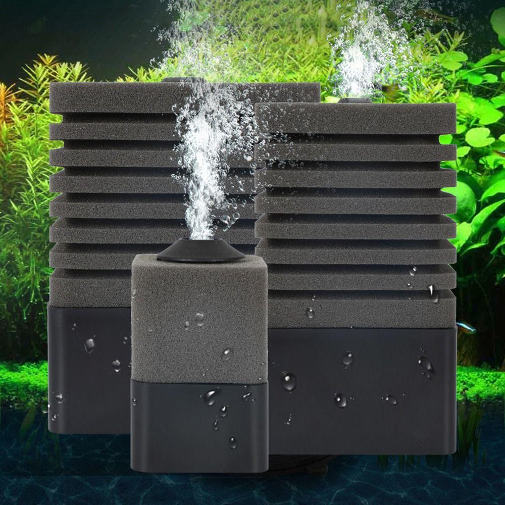 Mute Bio Sponge Filter Black Bio Filtration Noiseless Foam Fish and Shrimp Tank Aerator Fish Tank