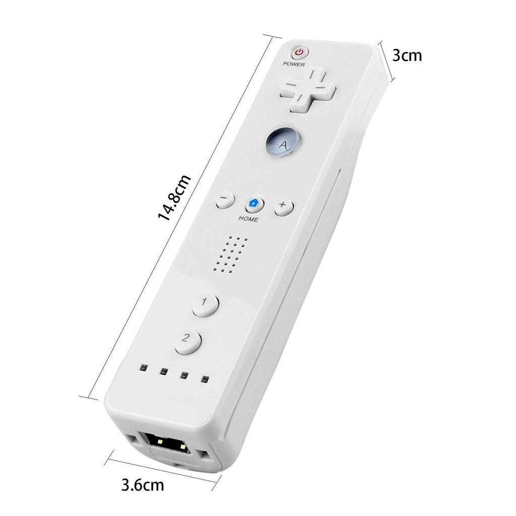 NITONAMI Wii Совместим с Wii U и включает в себя контроллер Wii Remote в чехле, Белый, Wii, (белый)