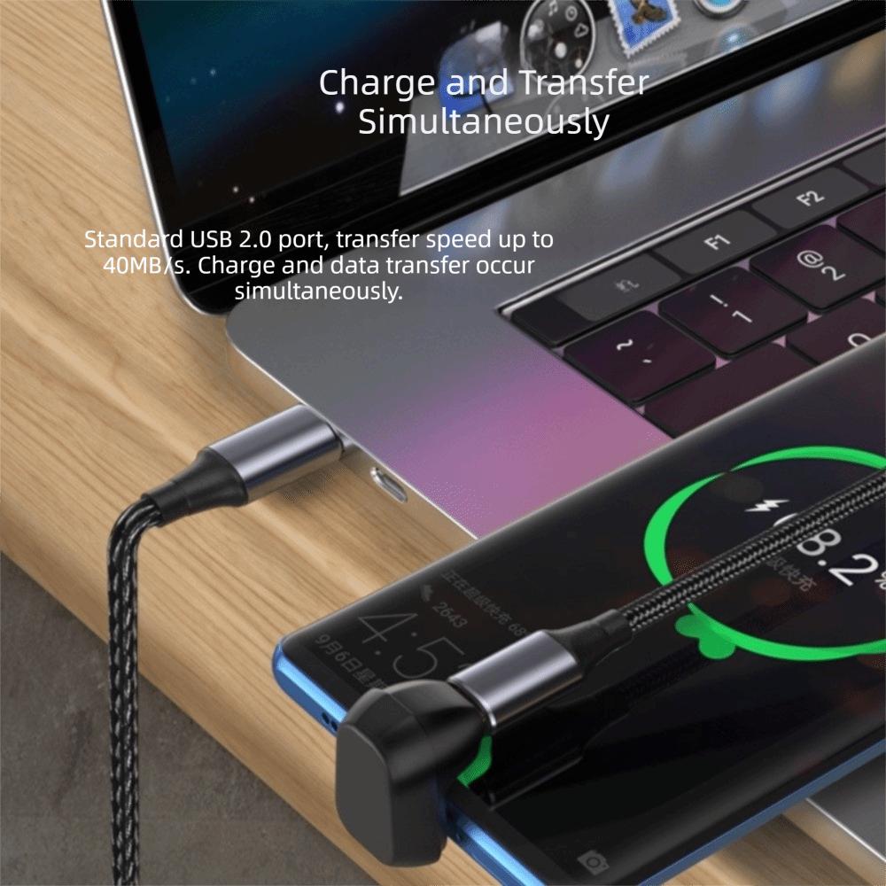 180 Degree Angle USB C Adapter U Shaped USB C Converter Charging Adapter Type C Adapter Tablet