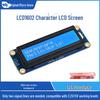 LCD1602 Дисплей с синим фоном и белым текстом, с подсветкой, 32 символа, 3,3 В/5 В
