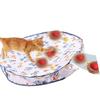 Интерактивный игровой коврик с игрушкой для кошек, активируемой движением, и быстро катящимися игрушечными шариками, перезаряжаемый коврик-дразнилка диаметром 28 дюймов