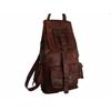 New Real Genuine Leather Vintage Large Backpack Rucksack Messenger Laptop Bag