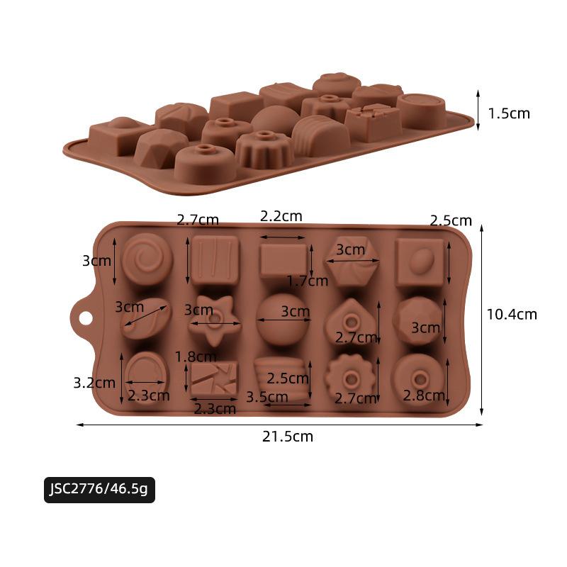 Silicone Chocolate Mold Baking Cake Pan For Pastry Bakery DIY Confectionery Tools Candy Making Accessories