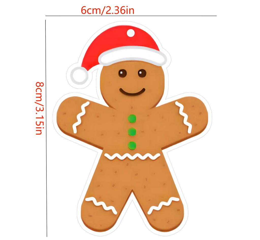 1 шт. в форме имбиря злодей рождественский ароматизатор в виде таблетки для автомобиля, подвесной освежитель воздуха с ароматом духов подвеска для зеркала заднего вида