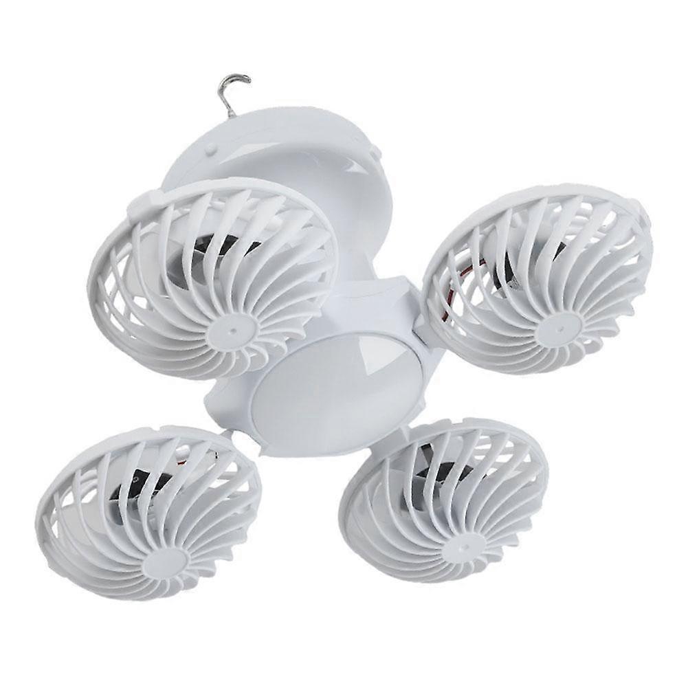 2 in 1 Hanging Fan with LED Lantern, Amazing Dual Fans and Light
