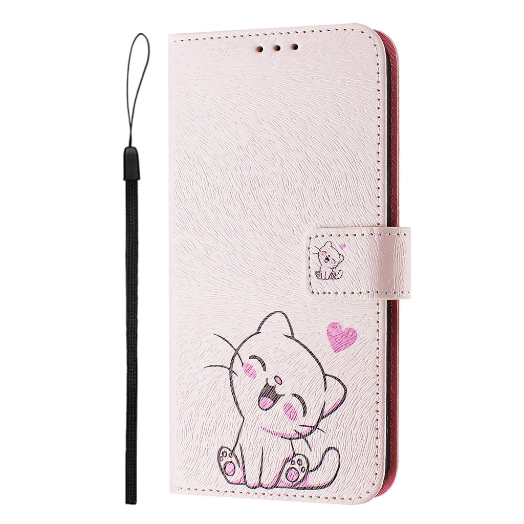 Cute Cat Luxury Painted Leather Case Wallet Book Style Cover for Oppo A72/A52/A92 4G,A36 4G,Reno 8/9,Realme 8/9/10/11/12...