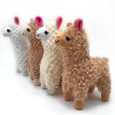 23 см плюшевая игрушка из альпаки, 6 цветов, милая кукла-животное, мягкая бархатная кукла, украшение для дома и офиса, подарок на день рождения для девочек