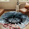 Natural Symbolism Round Rug for Livingroom,Bedroom, Palyroom, Chair Rug, Area rug, Circle Carpet, Large Size Fan Christmas gift
