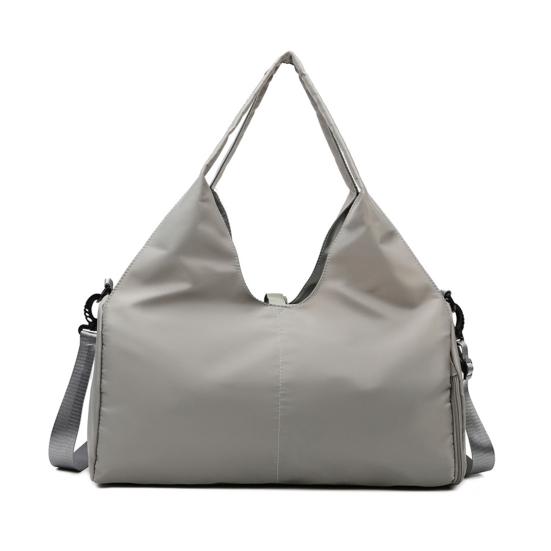 Yoga Bag Large Capacity Multifunctional Duffel with Wet Pocket Shoe Cabin Solid Color Gym Bag Versatile Sports Travel Bag