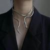 European and American Femme Fatale, Snake-shaped Personality, Spicy, Exaggerated Snake-shaped Design Sense, Adjustable Necklace Hanging Neck