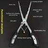 Multi-functional Fishing Pliers Line Cut Luya Pliers Fish Mouth Pliers Hook  Outdoor Camping