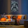 Ghost Window Cover Halloween Female Ghost Window Clings Holiday Door Poster Home Decor For Apartment Porch Outdoor Interior