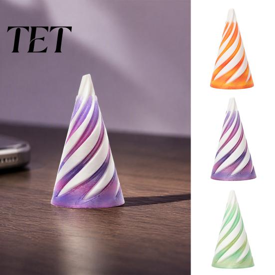 Relaxation Toys for Leisure Time 3D Printed Decompression Toys, Spiral Cone And Pyramid Passthrough Fidget Impossible Fidget, Unique Gifts Friends