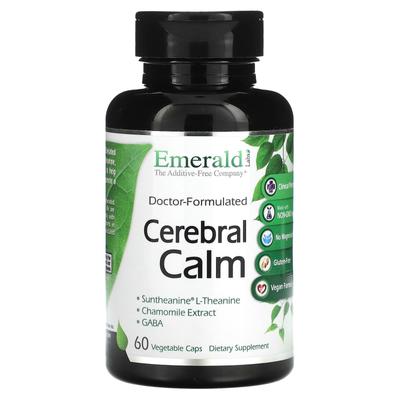 Cerebral Calm, разработанный врачом, 60 растительных капсул