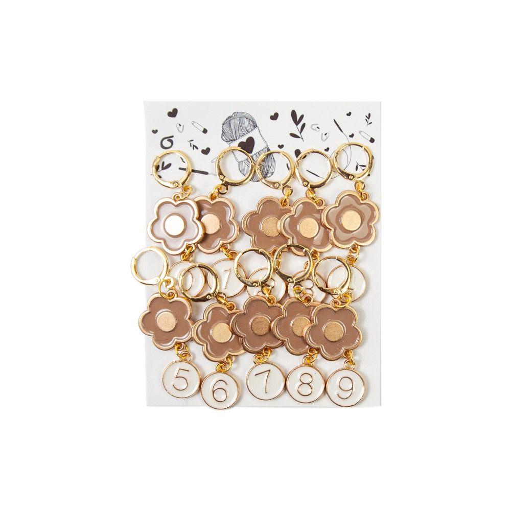 DIY ремесленные маркеры, металлические маркеры для вязания, подвески, металлическая защелка для вязания крючком, инструменты для вязания